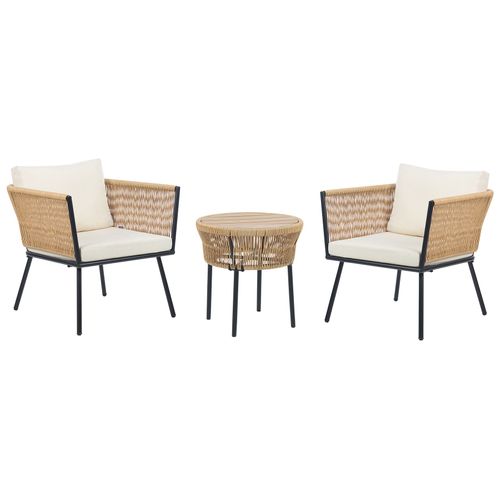 Ensemble De Housses De Coussins D'extérieur Gargano Beige Clair