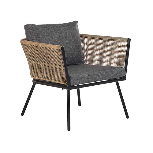 Ensemble De Housses De Coussins D'extérieur Gargano Gris Foncé