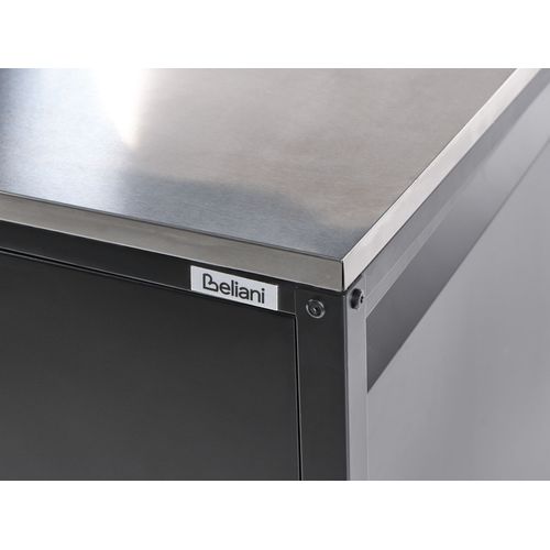 Meuble De Cuisine D'extérieur Maenza Métal Noir