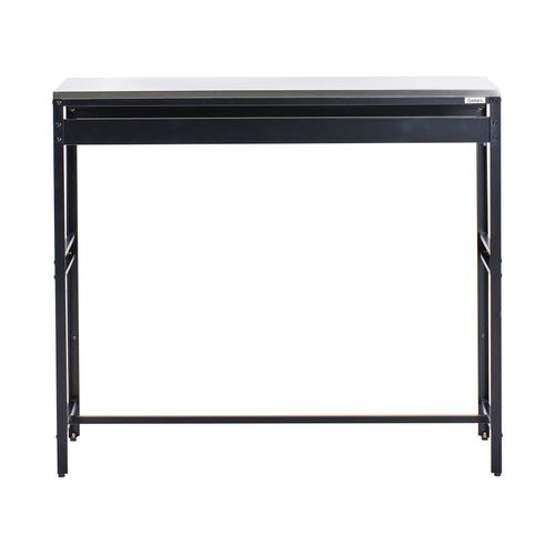 Table De Bar Pour L'extérieur Maenza Noir 40 Cm 120 Cm Métal