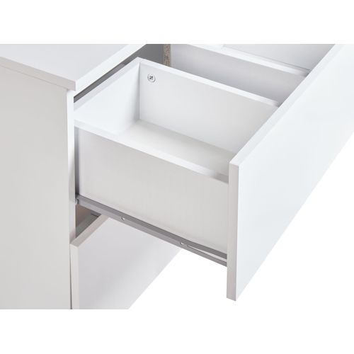 Meuble Lavabo Mural Serra 60 Cm Blanc