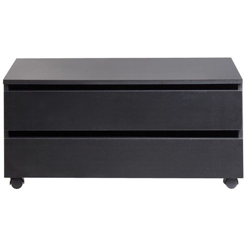 Meuble Haut Teresina Avec Roues 80 Cm Noir