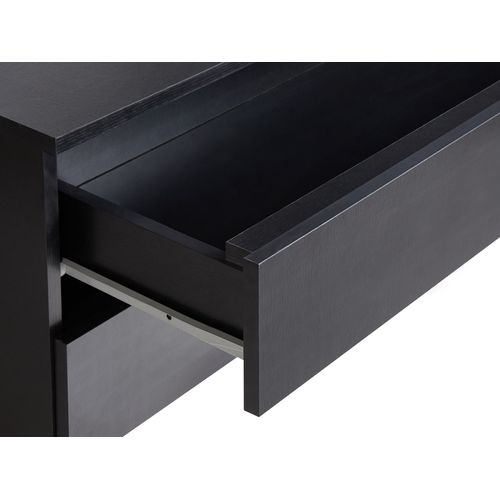 Meuble Haut Teresina Avec Roues 80 Cm Noir