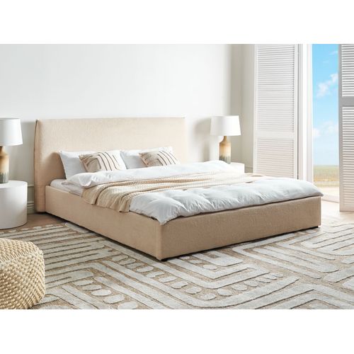 Lit à Eau Bouclé Lavaur 180 X 200 Cm Beige