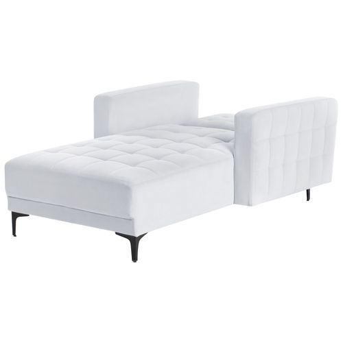 Méridienne Aberdeen Velours Gris Clair