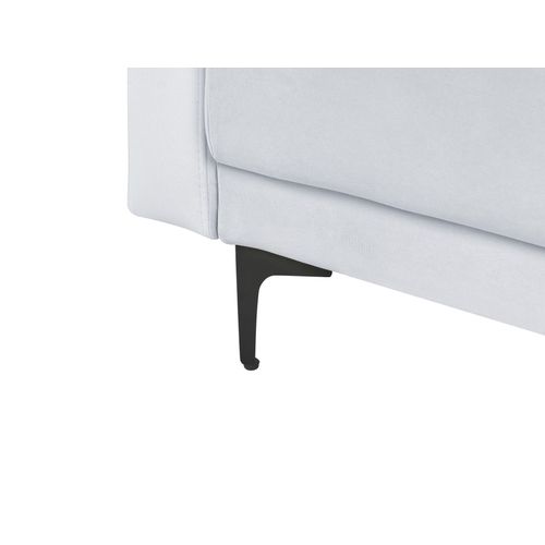 Méridienne Aberdeen Velours Gris Clair