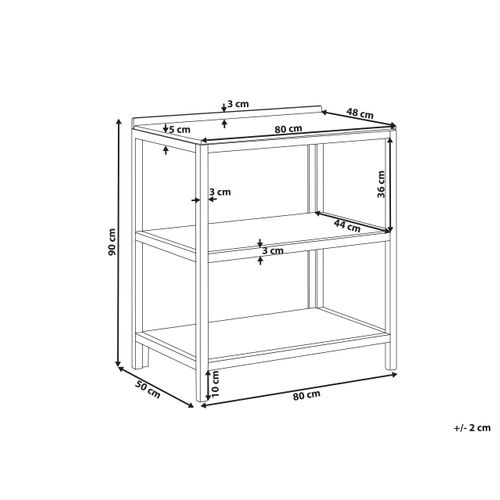 Ilot De Cuisine Extérieure Venosa Acacia Marron