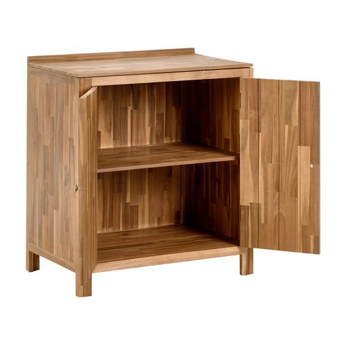 Meuble De Cuisine D'extérieur Venosa Acacia 80 Cm 50 Cm Marron