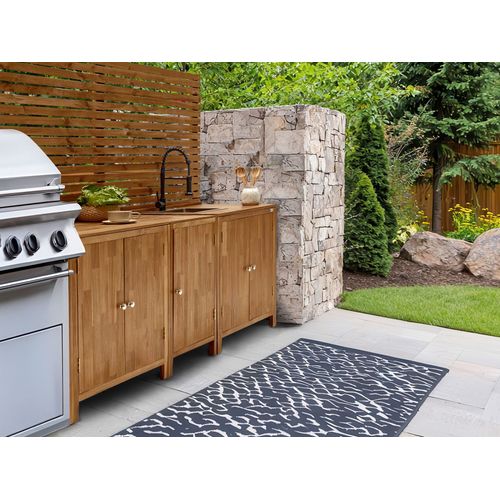 Meuble De Cuisine D'extérieur Venosa Acacia 80 Cm 50 Cm Marron