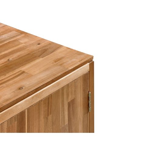 Meuble De Cuisine D'extérieur Venosa Acacia 80 Cm 50 Cm Marron