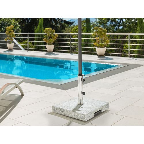 Socle De Parasol Cerzeto Gris Carré 30 Kg