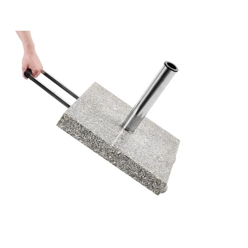 Socle De Parasol Cerzeto Gris Carré 30 Kg