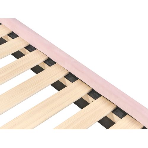 Lit D'enfant Lapin Velours Lallias 90 X 200 Cm Rose