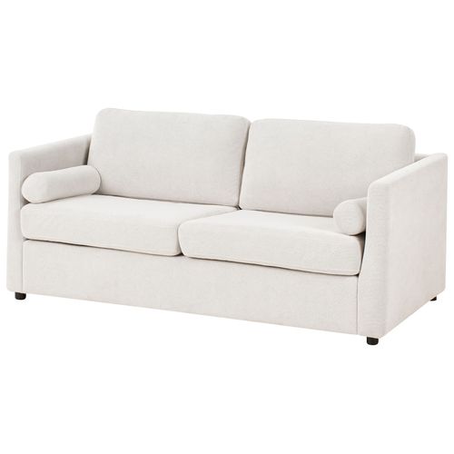 Canapé-lit Inkoo Tissu Blanc Cassé