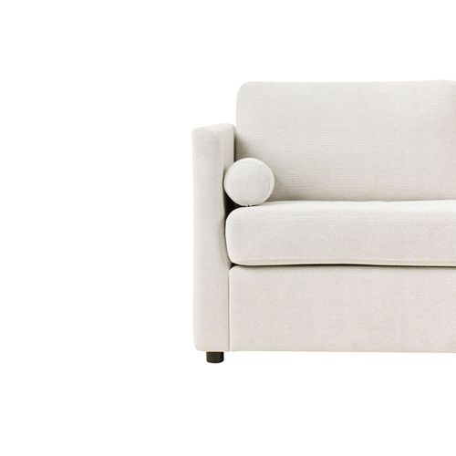 Canapé-lit Inkoo Tissu Blanc Cassé