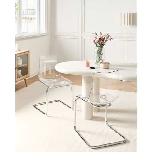 Lot De 2 Chaises De Salle à Manger Marshall Transparent
