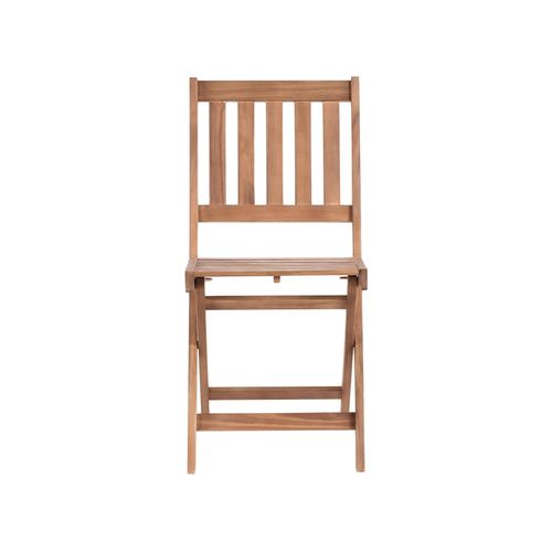 Ensemble Pour Bistro Pliant Febbio Bois D'acacia Certifié Marron