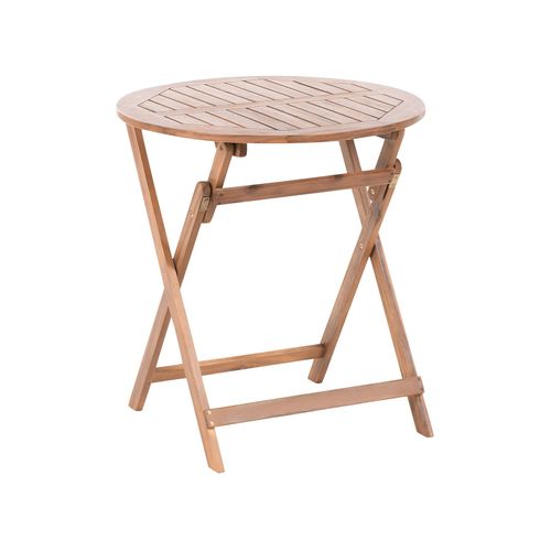 Ensemble Pour Bistro Pliant Febbio Bois D'acacia Certifié Marron