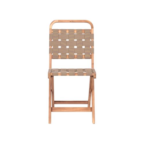 Ensemble Pour Bistro Pliant Calciano Bois D'acacia Certifié Marron