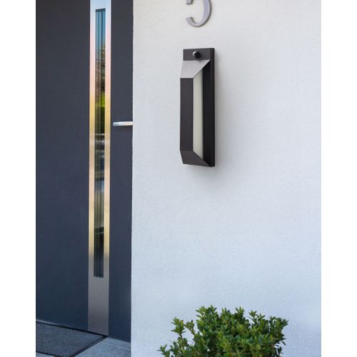 Lampe Murale LED Pour L'extérieur Mawza Avec Détecteur De Mouvement Noir