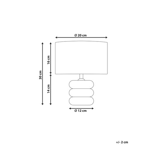 Lampe à Poser Betwa Bois De Manguier Marron Clair