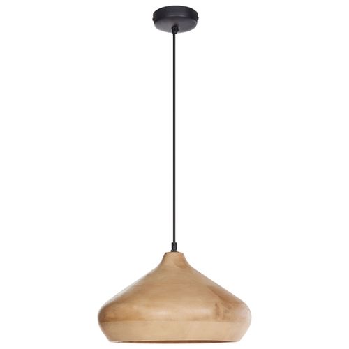 Lampe Suspension Rawi Bois De Manguier Marron Clair