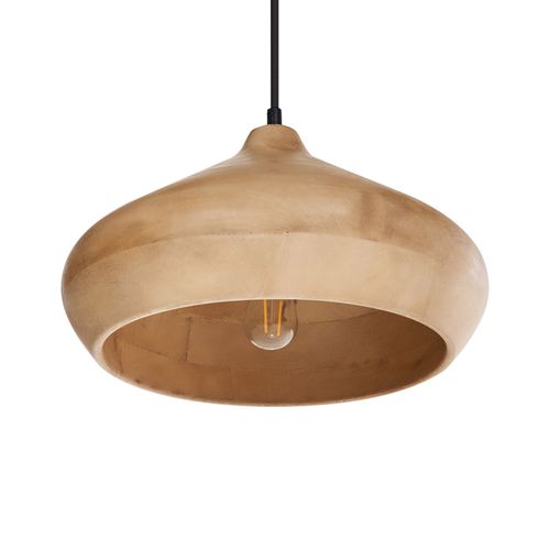 Lampe Suspension Rawi Bois De Manguier Marron Clair