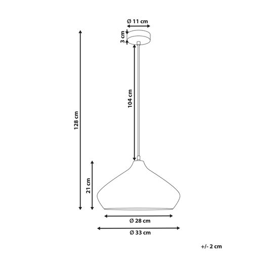 Lampe Suspension Rawi Bois De Manguier Marron Clair