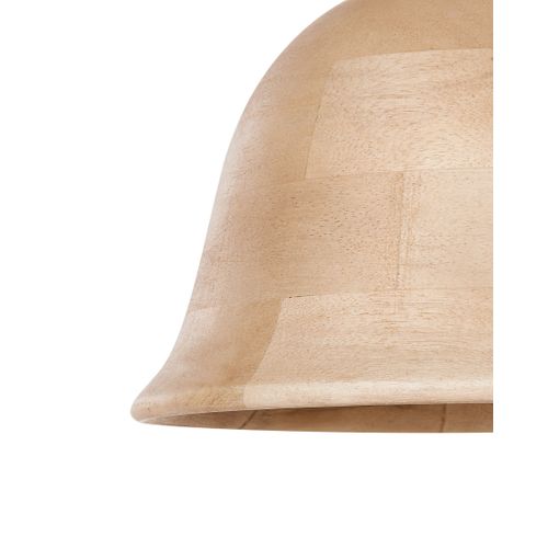 Lampe Suspension Goika Bois De Manguier Marron Clair