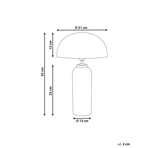 Lampe à Poser Jalangi Métal Argenté
