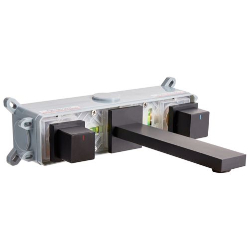 Robinet De Lavabo Mural Pailon Laiton Noir