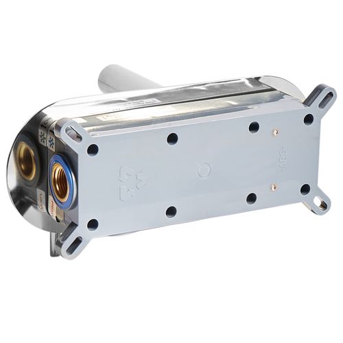 Robinet De Lavabo Mural Clavijo Laiton Argenté