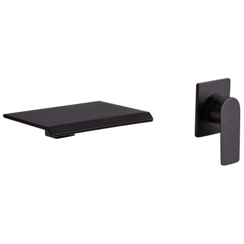 Robinet De Lavabo Mural Aponwao Laiton Noir