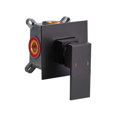 Robinet De Lavabo Mural Karuay Laiton Noir