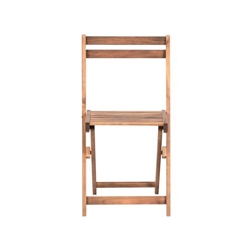 Ensemble Pour Bistro Pliant Sacile Acacia Marron