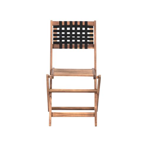 Ensemble Pour Bistro Coniolo Acacia Marron/noir