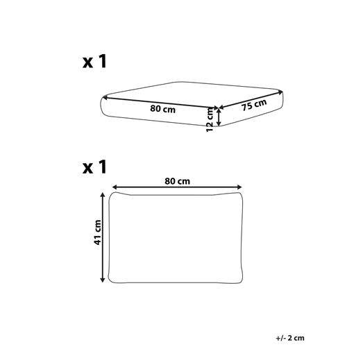Ensemble De Housses De Coussins D'extérieur Ardea  Blanc