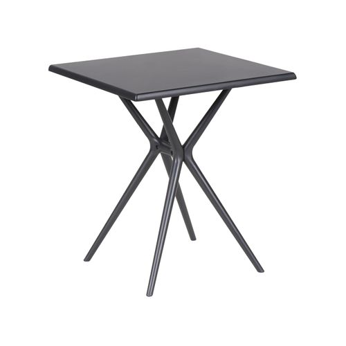 Table De Salle à Manger De Jardin Piave 70 Cm 70 Cm Noir