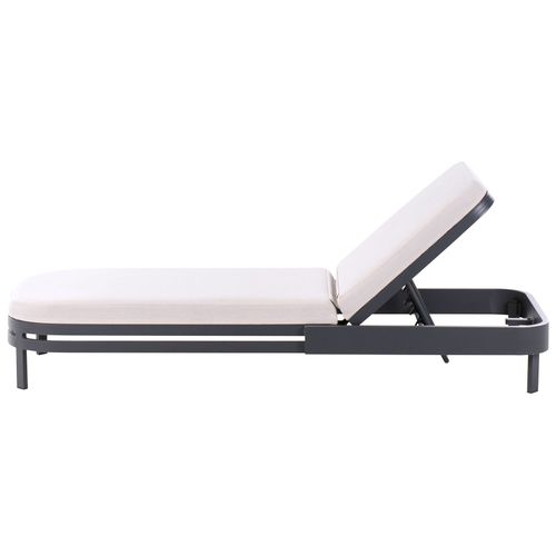 Transat Avec Coussin Nettuno Métal Beige Clair