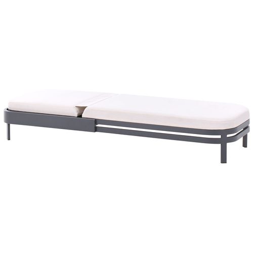 Transat Avec Coussin Nettuno Métal Beige Clair