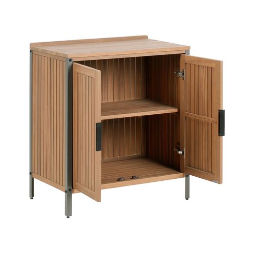 Meuble De Cuisine D'extérieur Ivrea Bois D'acacia Certifié Marron