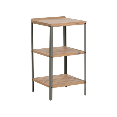 Ilot De Cuisine Extérieure Ivrea Bois D'acacia Certifié Marron