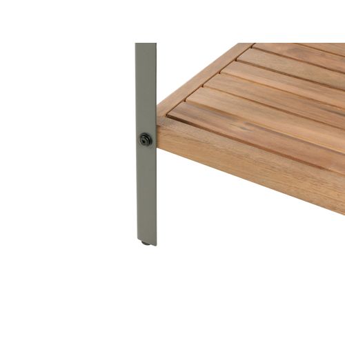 Ilot De Cuisine Extérieure Ivrea Bois D'acacia Certifié Marron