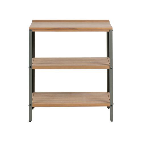 Ilot De Cuisine Extérieure Ivrea Bois D'acacia Certifié Marron