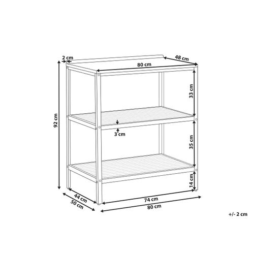 Ilot De Cuisine Extérieure Ivrea Bois D'acacia Certifié Marron