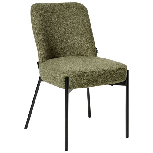 Lot De 2 Chaises Malin Bouclé Vert Foncé