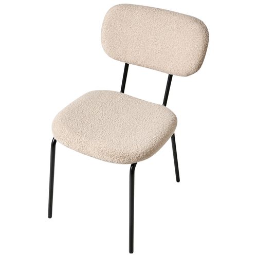 Lot De 2 Chaises Adair Bouclé Beige