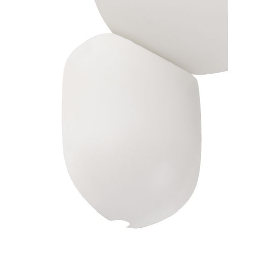 Lot De 2 Lampes Murales Helme Blanc