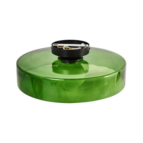Plafonnier Luguse Verre Vert