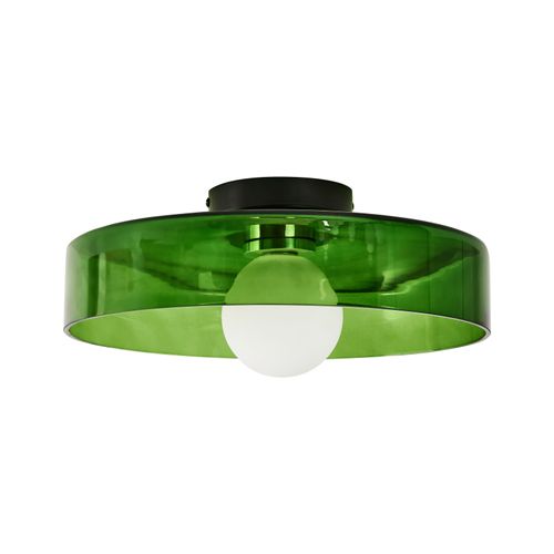 Plafonnier Luguse Verre Vert